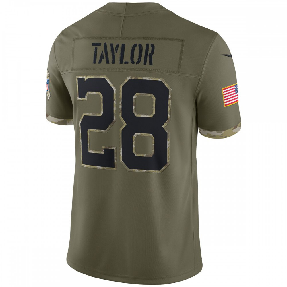 Jonathan Taylor Indianapolis Colts Nike 2022 Salute To Service Limited Jersey - Olive-GridironStore